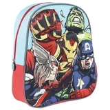Ranac predškolski 3D Avengers 2100003028 plavo-crveni