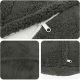 Presvlaka za jastuk 2 pcs HEERLEN Tamnosiva Ø 60 cm Bouclé | shoptok.hr
