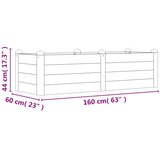  Povišena vrtna gredica 160x60x44 cm od masivnog bagremovog drva | shoptok.hr