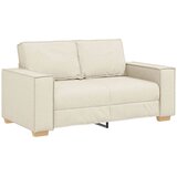 SOFA 2 pcs Bež 220 x 80 x 84 cm Platnasta tkanina | shoptok.hr