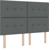 Box spring krevet Tamno siva 140 x 200 cm tkanina | shoptok.hr