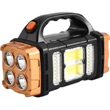 Solarna LED Kamperska Baterija s Powerbankom SR - 40475 - Zlatna / Crna