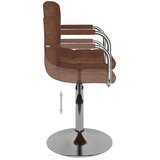 vidaXL Jedilni stol rjavo blago, (20940095) | Shoptok.si