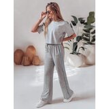 DStreet Komplet damski dresowy oversize SPORT LIKE szary | shoptok.hr