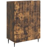 vidaXL Strani šal Dimljen hrast 66 x 34,5 x 92 cm Inženirski les, (5000217820) | Shoptok.si