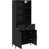  Highboard Crni hrast 69,5 x 34 x 180 cm Konstruirano drvo | shoptok.hr