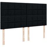 vidaXL Krevet s oprugama i madracem crni 180x200 cm od tkanine | shoptok.hr