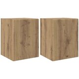 TV stenska omara 2 pcs Oreh 30 x 31 x 40 cm Konstruiran les, (5000238869) | Shoptok.si