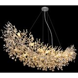 Globo 64138H4S - Luster na sajli QUEENA 16xE14/40W/230V, srebrne boje | Eponuda.com