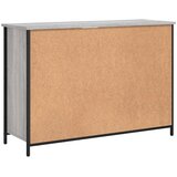  Komoda siva boja hrasta 100 x 35 x 70 cm od konstruiranog drva | shoptok.hr