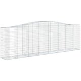  Lučne gabionske košare 15kom 400x50x120/140cm pocinčano željezo | shoptok.hr