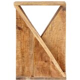 The Living Store Stranska mizica 35x35x55 cm trden mangov les - Stranska Mizica, (21420554) | Shoptok.si