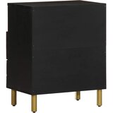  Noćni ormarić crni 50x33x62 cm od konstruiranog drva | shoptok.hr