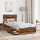  Krevetna konstrukcija Staro drvo 90 x 200 cm Konstruirano drvo | shoptok.hr
