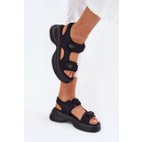 EVENTO Women's Sandals With Golden Details Black Luvira | Shoptok.si