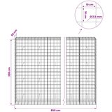  Gabion s žicom debljine 3,5 mm i mrežom 10x10 cm 850x50x200 cm | shoptok.hr