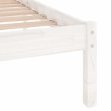  Okvir za krevet od masivnog drva bijeli 180 x 200 cm veliki | Eponuda.com