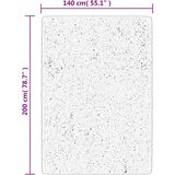  Tepih IZA kratka vlakna skandinavski izgled antracit 140x200 cm | shoptok.hr