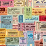 Ambar Ukrasni papir - Vintage tickets, tabak | ePonuda.com