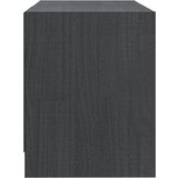TV ormarić sivi 80 x 31 x 39 cm od masivne borovine | shoptok.hr