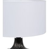 Ixia Črna/bela namizna svetilka s tekstilnim senčilom (višina 52,5 cm) – | Shoptok.si