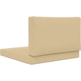  Zunanja blazina za kavč 2 pcs Bež Poliester, (5000202322) | Shoptok.si