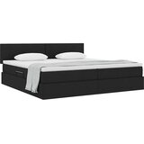 Krevet s madracem i skladištem s madracem Crna 200 x 200 cm | shoptok.hr