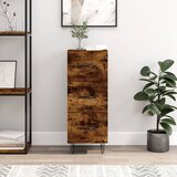  Komoda boja dimljenog hrasta 34,5x34x90 cm konstruirano drvo | shoptok.hr