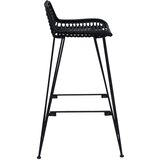  Barski stol 2 pcs Crna 44 x 46 x 91 cm Ratan i Čelik | shoptok.hr