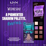 NYX Professional Makeup Wednesday The Nevermore Academy Palette paleta senčil za oči 8 barv 8x1 g | Shoptok.si