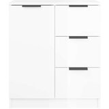  Komoda 2 kom sjajna bijela 60x30x70 cm od konstruiranog drva | shoptok.hr