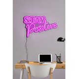 WALLXPERT dekorativna plastična led rasveta stay positive pink | ePonuda.com