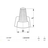  Navrtna spojnica za kablove 1.5-6.0mm2 450V~ 24A | ePonuda.com