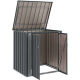  Kutija za spremanje u vrtu Crna 101 5 x 82 x 100 cm Čelik | shoptok.hr