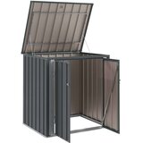  Škatla za shranjevanje v vrtu Črna 101,5 x 82 x 100 cm Jeklo, (5000143360) | Shoptok.si