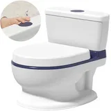 Interactive Children's Potty with Melodies - RK-290 in White and Blue, (21740443)