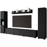 MID.YOU Dnevni Regal Bogota Xl, Črna, 4-Delno Cene