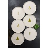 Hermia Set dezertnih tanjira, 6 komada, Beli | Eponuda.com