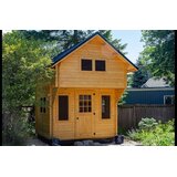 Male kuće Drvena vrtna kuća BUNKIE ALBERTA 355 × 325 cm sa šindrom | shoptok.hr