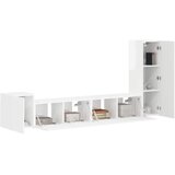  Set TV komoda Zidne 3 pcs Visoki sjaj bijela Konstruirano drvo | Eponuda.ba