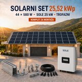  SOLARNI SET 25,52 kWp – TONGWEI 580 W + SOLE 25 kW Cijene
