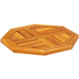 vidaXL Mizna plošča 40x40x2 cm osmerokotna trdna tikovina | Shoptok.si