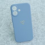  Maska za iPhone 16 Golden Heartbeat plava | ePonuda.com