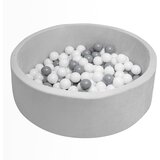 Baby Mix Suhi bazen sa 150 loptica sivi | shoptok.hr