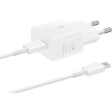 Samsung HIŠNI POLNILEC EP-T2510XWE (Type C) + EP-DN980BWE (Type C-Type C) QC 25W - bel original (Eu Blister) u