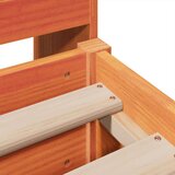  Posteljni okvir brez vzmetnice vošč. rjav 180x200 cm borovina, (21611243) | Shoptok.si