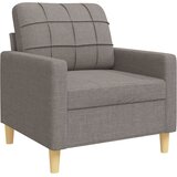  3-dijelni set sofa s ukrasnim jastucima smeđesivi od tkanine | shoptok.hr