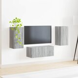  Set TV komoda Zidne 6 pcs Siva Sonoma Konstruirano drvo | shoptok.hr