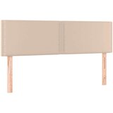  Krevet box spring madrac LED cappuccino 140x190cm umjetna koža | shoptok.hr