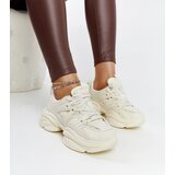 Gemre Light beige sporty sneakers Feaven | Shoptok.si